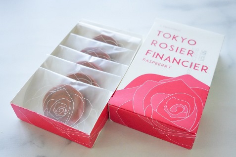 「東京ロージア フィナンシェ（ラズベリー）」箱