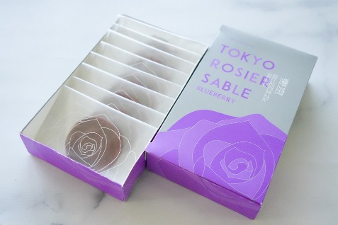 「東京ロージア サブレ（ブルーベリー）」箱