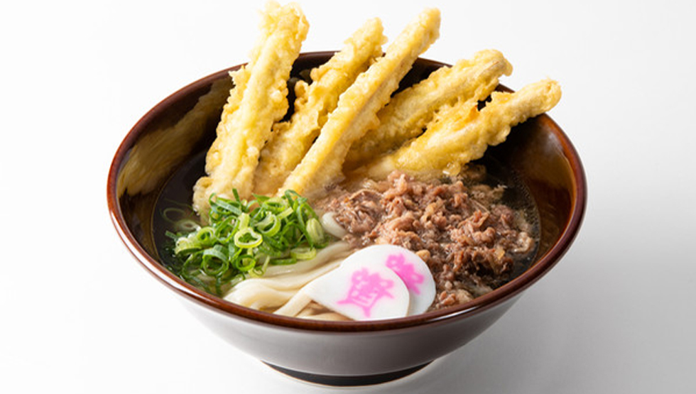 『資さんうどん両国店』の「肉ごぼ天うどん」