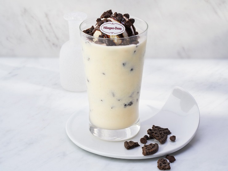 「クッキー&クリームスムージーwithハーゲンダッツ」