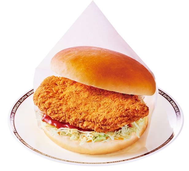 「湖池屋監修 カラムーチョ チキンバーガー」