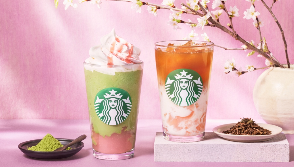 「抹茶と桜わらびもち フラペチーノ®」2/28より発売！