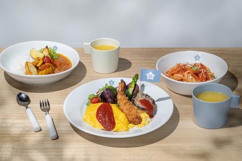 『ITOCHU SDGs STUDIO RESTAURANT星のキッチン』の「お子様ランチ」など