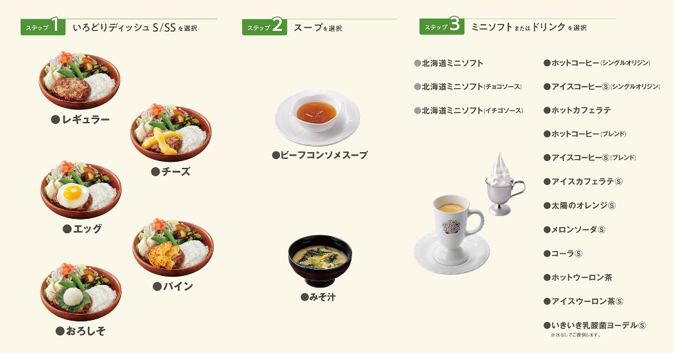 いろどりセットの選び方