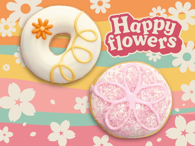 クリスピー・クリーム・ドーナツ『Happy flowers』3/12より発売！