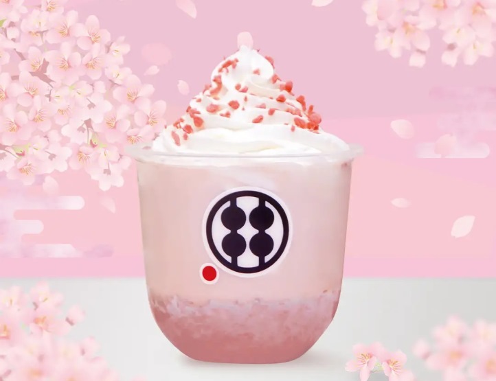 「桜ラテわらびもちドリンク」