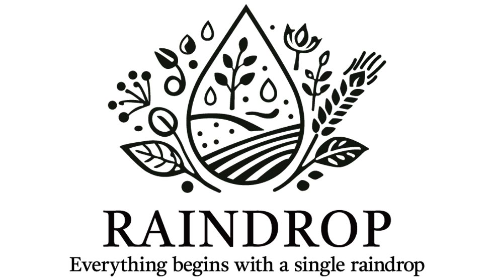『RAINDROP（レインドロップ）』の「ロゴ」
