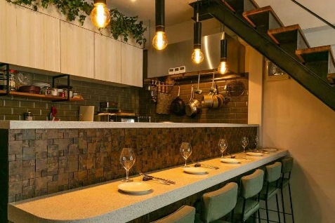 『erba』の店内