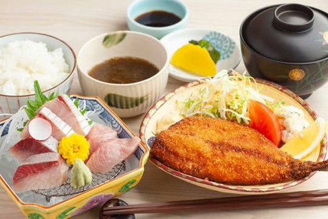 『昼どころ 高崎』の季節限定「アジあじセット」