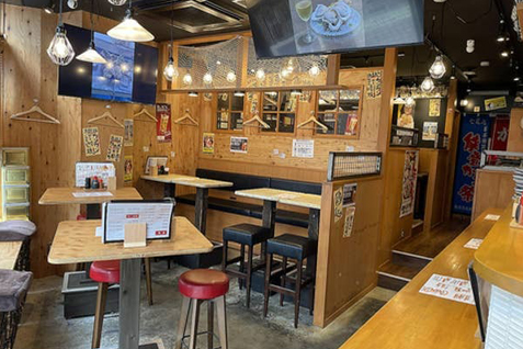 『かき街道249号線 かき小屋 西くん』店内イメージ
