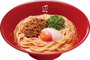 『なか卯』の「温たま冷やし担々うどん」イメージ