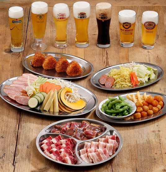 【「スタンダードプラン」食べ飲み放題メニュー】