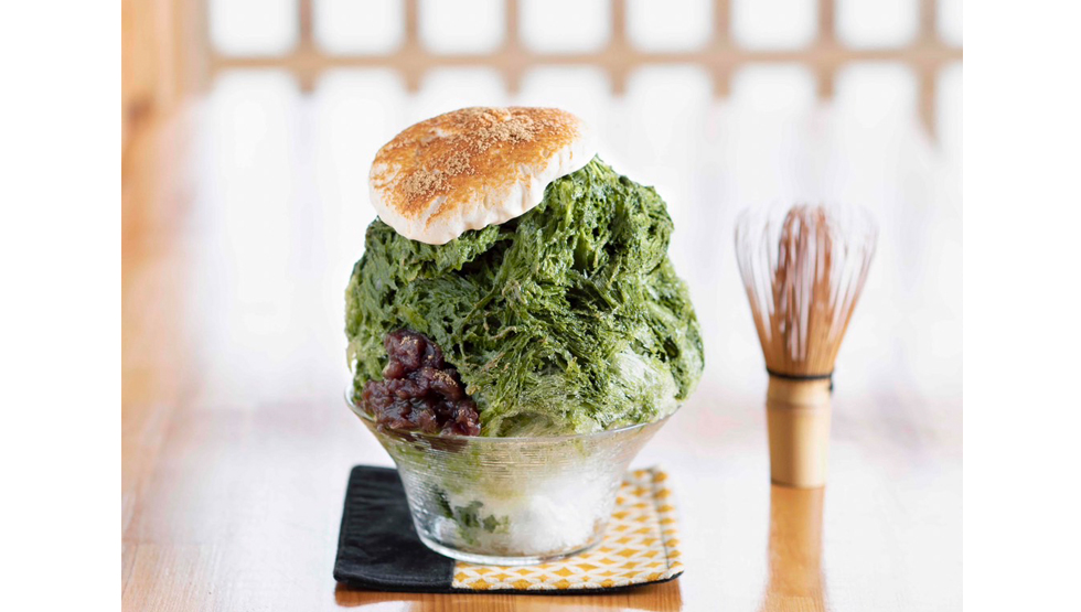 『かき氷専門 SUZUMU 西荻窪店』の「極・まっ茶氷」
