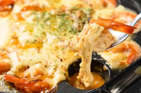 『韓国料理 Izakaya TAG』の「エビチーズフォンデュ」