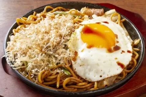 『串カツ ひょうたん ウラナンバ 』焼きそば