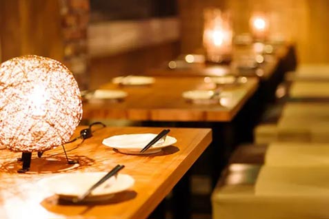 『個室居酒屋 兜 池袋東口店』の優美な店内