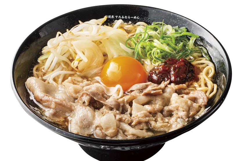 「秘伝のニンニク醤油肉そば」