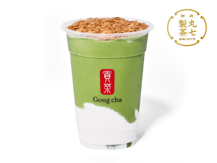 「一番摘み抹茶 サクサククレープ フローズンティー」