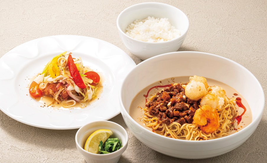 「オリエンタル冷やし豆乳担々麺～The answer to Asian noodle～」セット