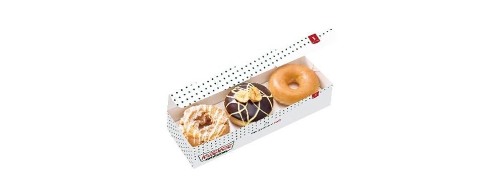 『クリスピー・クリーム・ドーナツ』の「もったいない フルーツ ボックス（3個）」