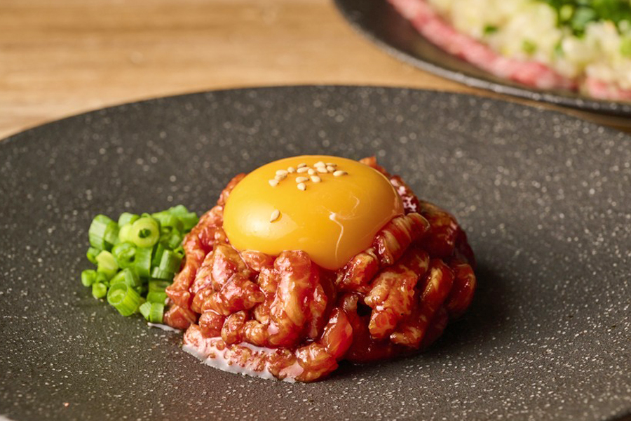 「焼肉 ちゃんぷ 吉祥寺店」の「和牛ユッケ」