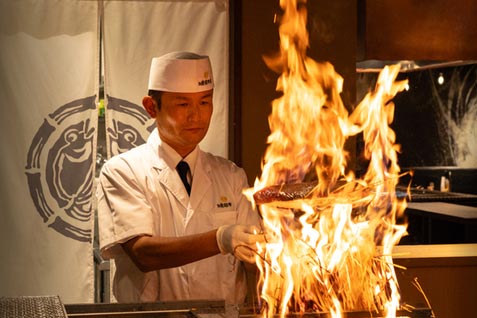 『お魚総本家 新宿西口店』の調理
