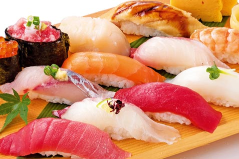 『すし 築地日本海 新宿西口店』の「寿司」