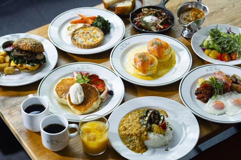 『TWELVE ON THE PARK BAR&GRILL』の「ブレックファストプラン」