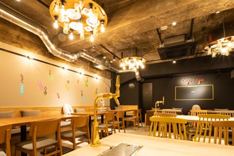 『手ごね屋 渋谷店』の「卓上レモンサワー」付きテーブル席