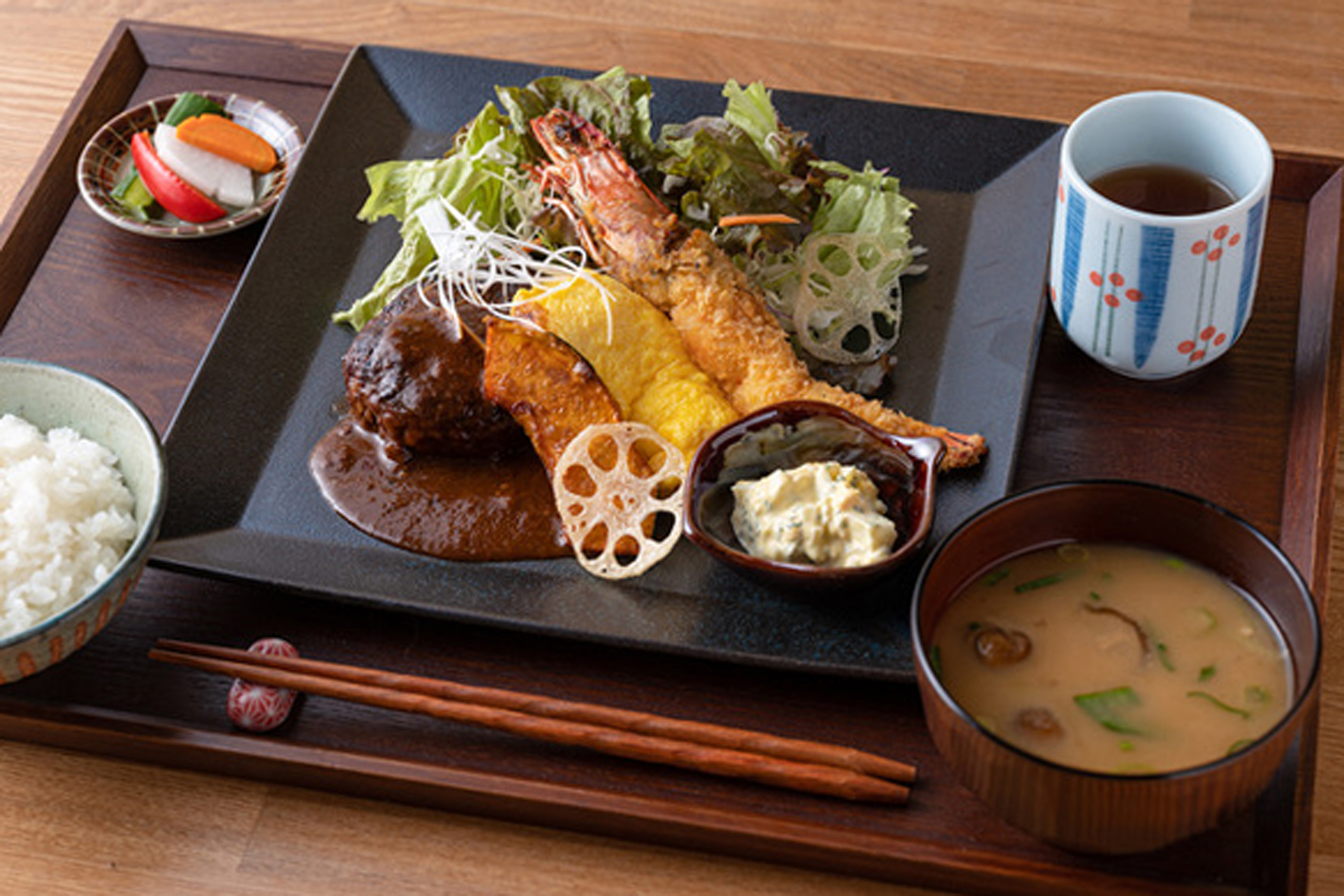 『六角kitchen109』の「ハイカラ六角ランチ」