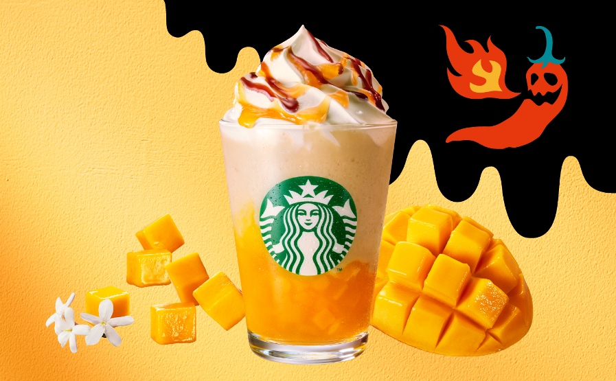 「ホットハニー オリエンタル マンゴー & ティー フラペチーノ®」