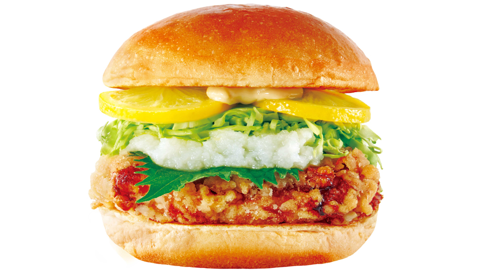 『ファーストキッチン』の「クラシックおろしレモンチキン竜田バーガー 」