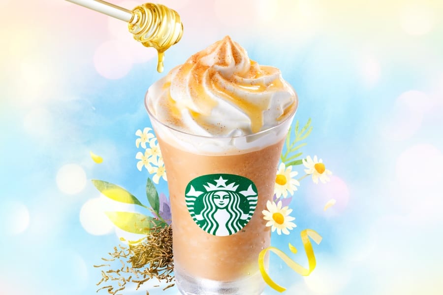 夏にぴったりの華やかさ！スタバ「アールグレイ ブーケ ＆ ティー フラペチーノ®」6/18より発売