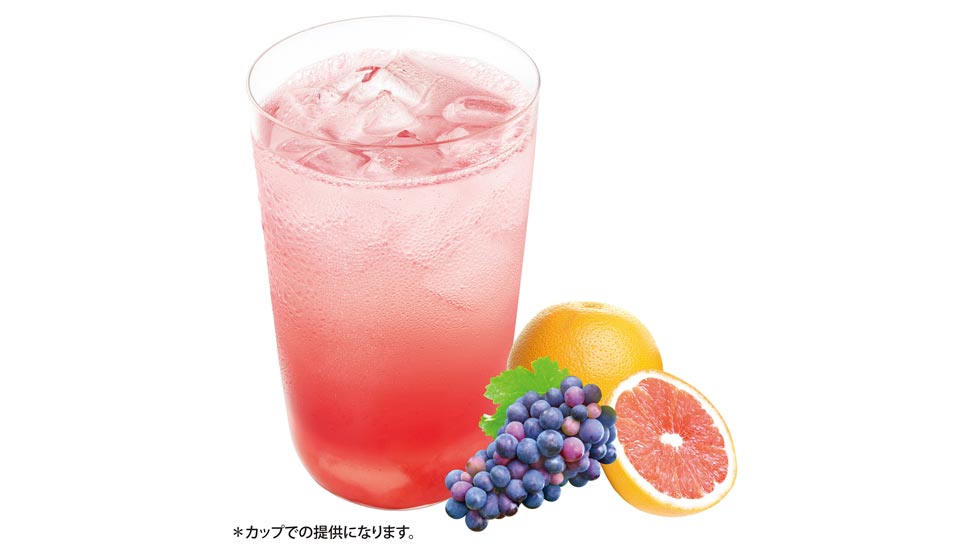 『クリスピー・クリーム・ドーナツ』の「ピーチジェリー in ソーダグレープフルーツ＆ワインパミスティー」