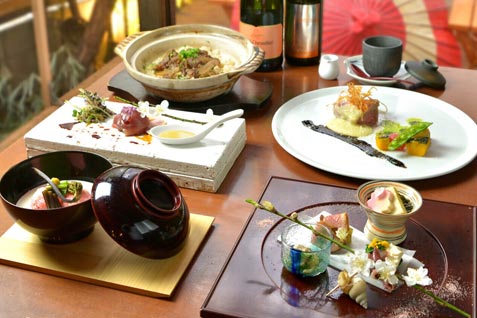 『神楽坂 和らく』のコース料理