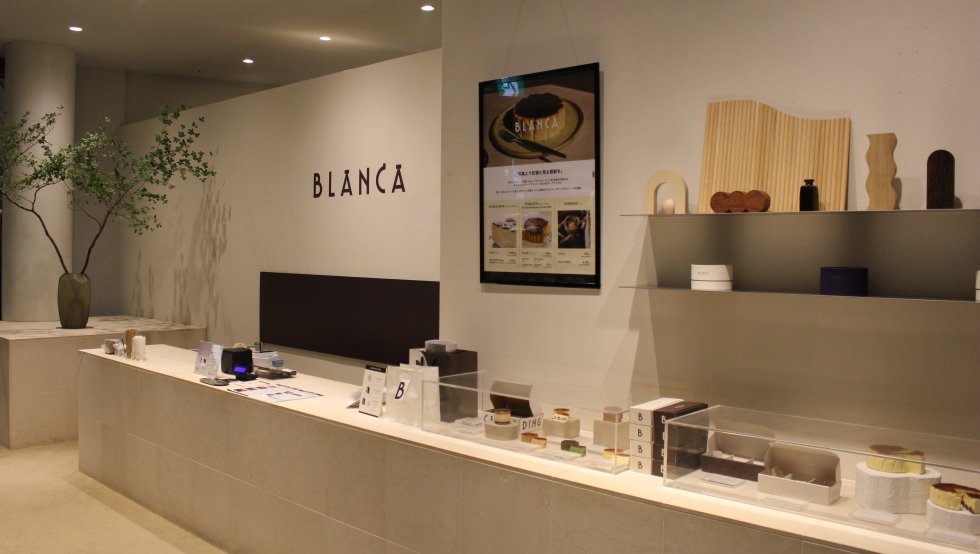 『BLANCA麻布台ヒルズPOPUPショップ』店内