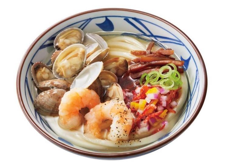 「冷たーい海鮮旨塩うどん」