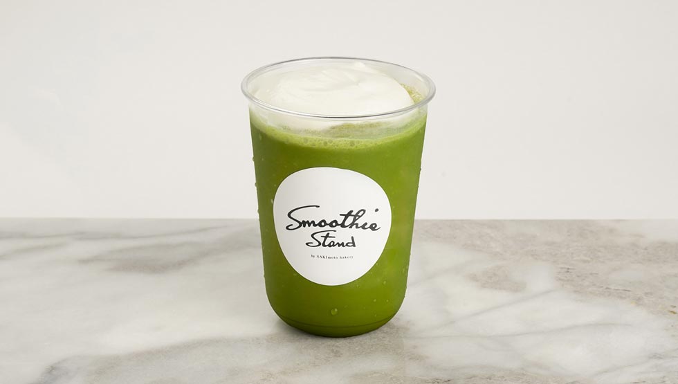 『Smoothie Stand by SAKImoto bakery』の「抹茶スムージー」