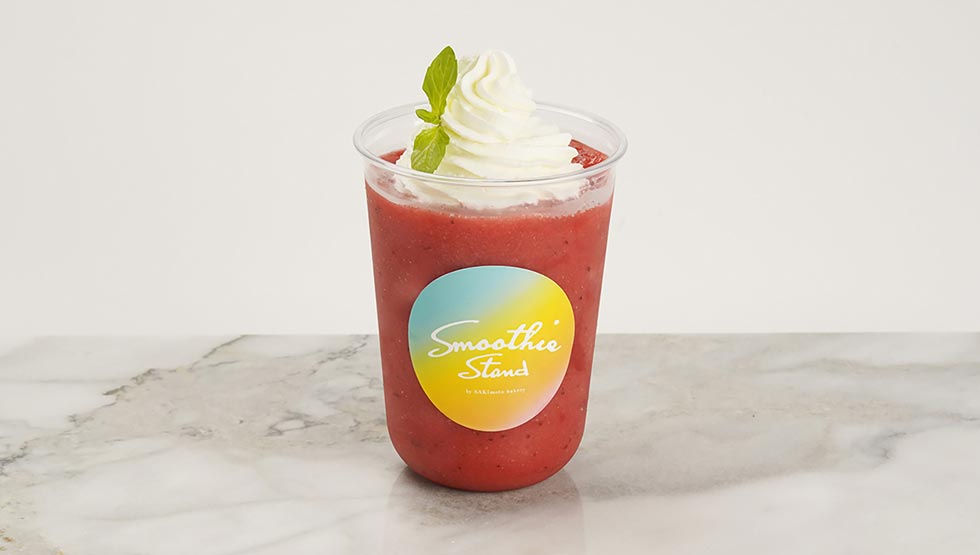 『Smoothie Stand by SAKImoto bakery』の「ストロベリースムージー」