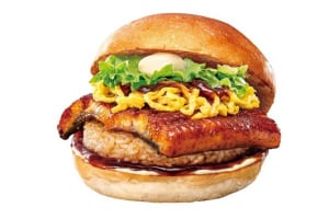 ロッテリア「うな丼バーガー」