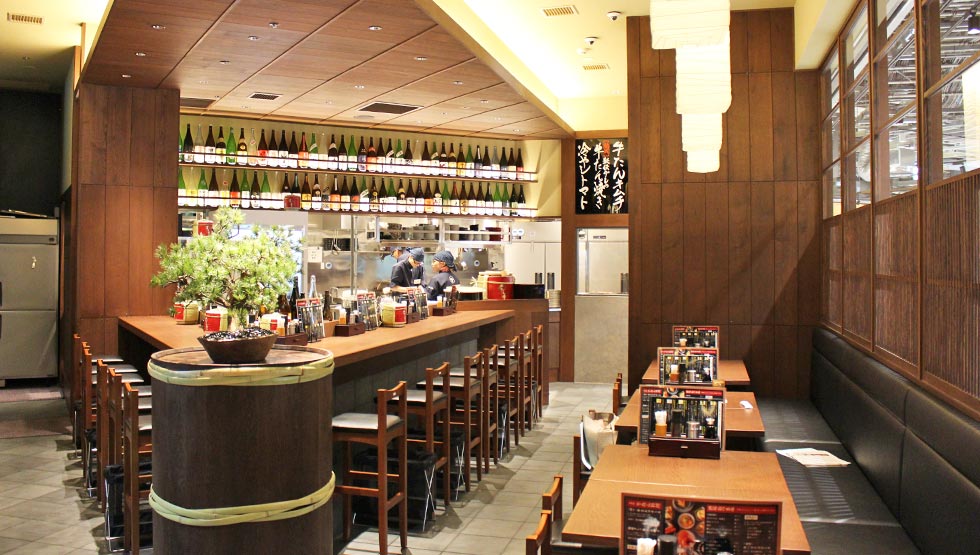 『牛たん酒場 たん之助 豊洲店』の店内