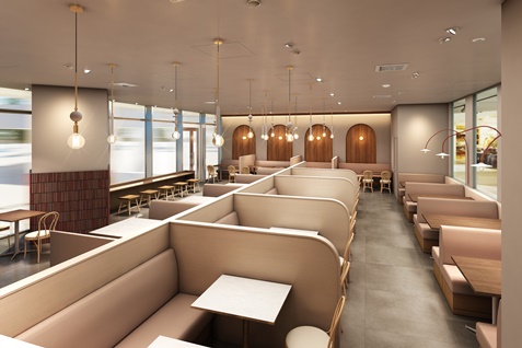 『BAKERY RESTAURANT C』の店内