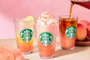 真夏にぴったりな完熟ピーチのフラペ！スタバ「ヘブンリー ピーチ フラペチーノ®」8/1発売