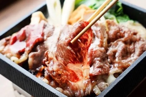 『北斗 東銀座店』のすき焼き