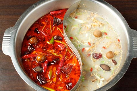 『老麻火鍋房 薬膳火鍋専門店』の「薬膳火鍋」