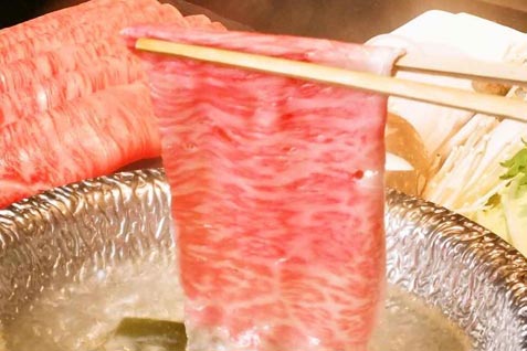 『恵比寿 兜 奥座』の「しゃぶしゃぶ」