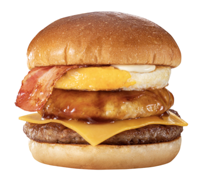 「チーズ月見もっち™バーガー」