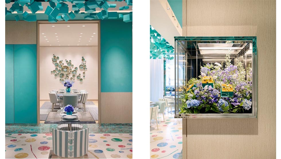 『Blue Box Café by Natsuko Shoji』の店内