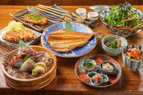 『炭火焼干物食堂 越後屋 彦左衛門』