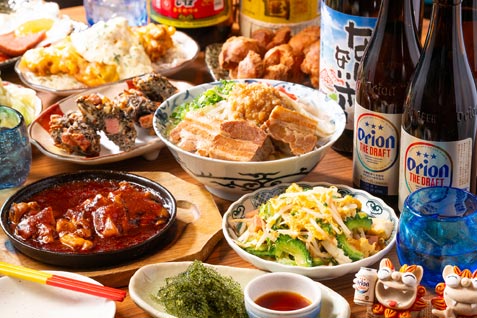 『沖縄料理 なんくるないさーと芝浦すしわさび出張所』